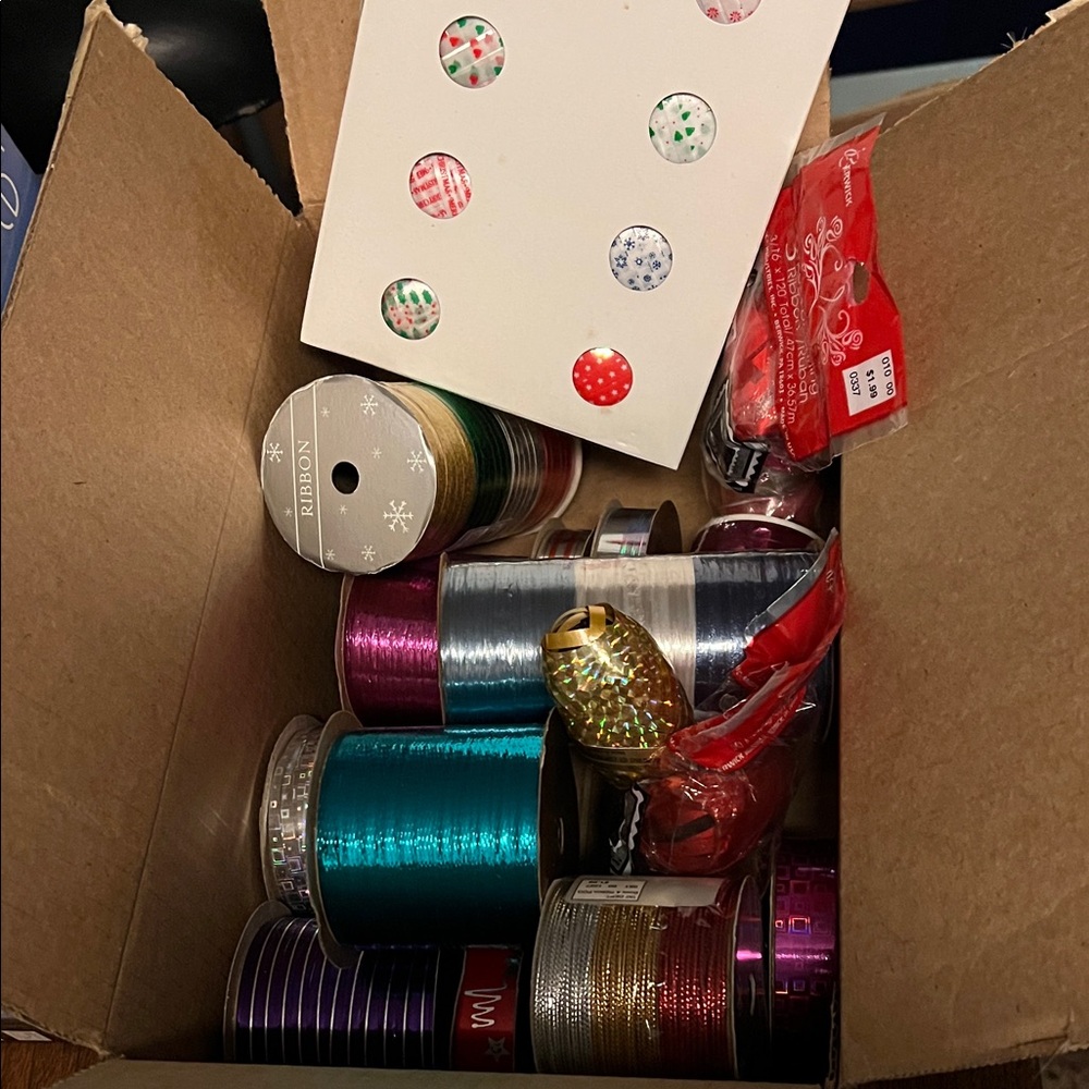 Assorted Ribbon and Gift Wrap Set